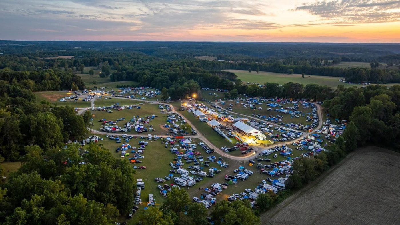 Muddy Roots Music Festival grounds in Cookeville, Tennessee